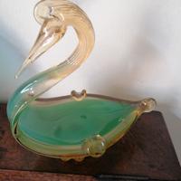 cicogna vetro murano 