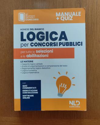 Manuale di logica per concorsi pubblici mai aperto