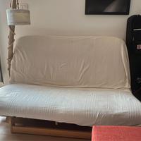 Divano letto futon in legno