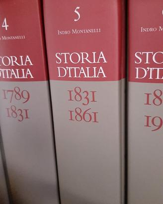 12 volumi di storia d'Italia di Indro Montanelli