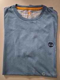 T-Shirt Timberland Azzurra per Uomo Taglia M