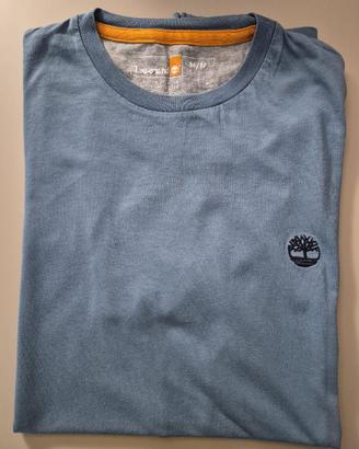 T-Shirt Timberland Azzurra per Uomo Taglia M