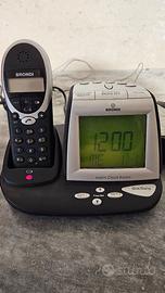 Brondi Best Radio Clock Telefono Cordless