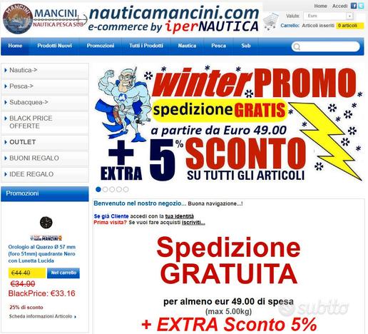 Attività Online dominio Nautica Mancini