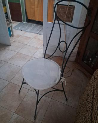 sedia n ferro battuto 
