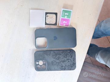 Cover ca53 iphone 13 pro pellicola vetro posterior