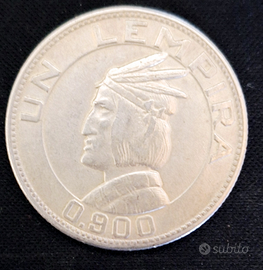 Honduras 1 Lempira 1937 argento