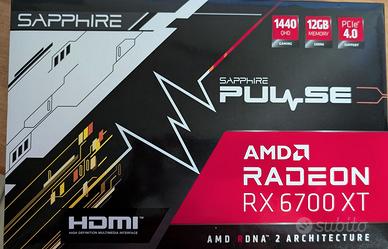 AMD SAPPHIRE RADEON RX 6700 XT 12GB