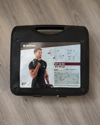 Kit pesi 20kg Dechatlon