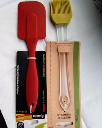 SPATOLA + PENNELLO IN SILICONE