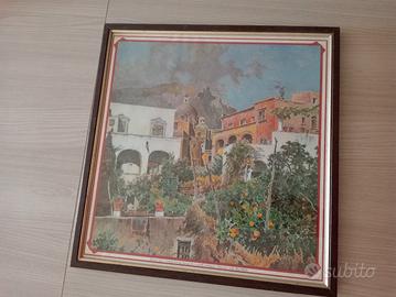 quadro "veduta di capri"