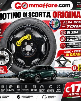 Ruotino di Scorta 17 pollici in Lega originale Alf