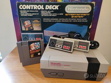 Console Nintendo NES + Super Mario Bros + 2 pad