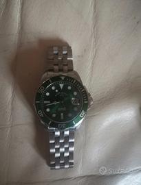 Orologio o André Belfort acciaio ghiera verde