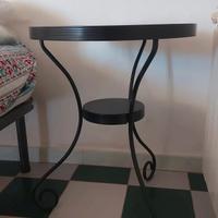 tavolino Ikea metallo nero
