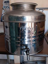 contenitore olio inox 30 litri