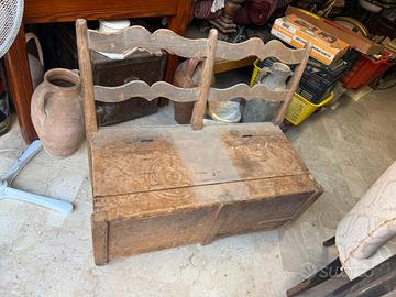 Cassapanca rustica