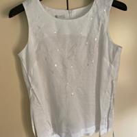 Completo in lino premaman Prénatal tg. 46/48