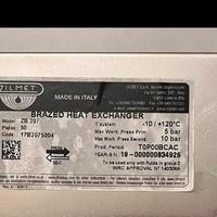 Scambiatore di calore zilmet a 50 piastre