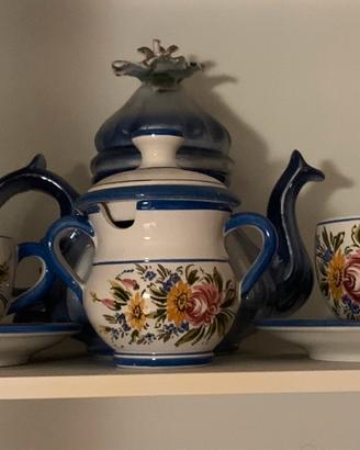 Servizio te’/caffe’ vintage ceramica ALESSI NOVE