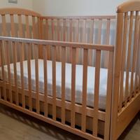 Lettino Foppapedretti in legno massello marrone