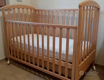 Lettino Foppapedretti in legno massello marrone