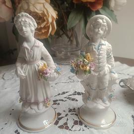 Coppia Capodimonte vintage Marcolin
