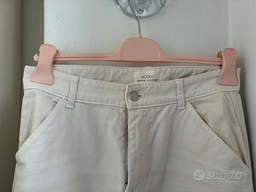 Jeans cargo beige taglia 42