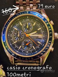 Casio cronografo 100metri