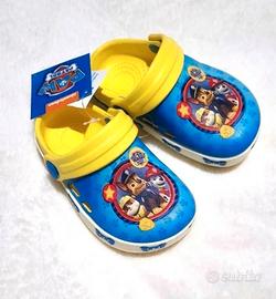 Paw Patrol ciabatte clogs bambino mis 22/23 giallo