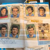 pagina di diario con figurine rare del Napoli