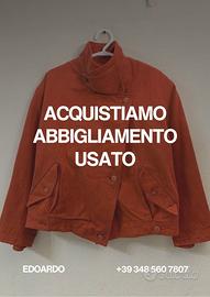 Acquistiamo abbigliamento usato