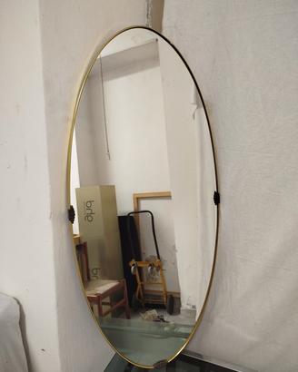 specchio vintage anni 50 ovale 
