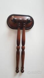 Porta asciugamani legno vintage