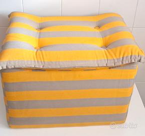 pouf in tessuto