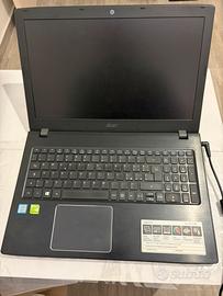 Notebook Acer aspire intel i5  nvidia 940mx