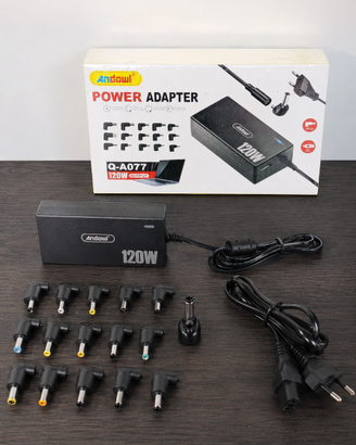 Alimentatore Universale Notebook 120W 15 Connettor