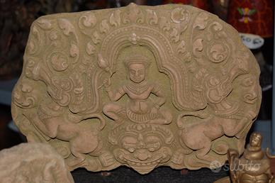 Sculture in Pietra Divinità Indiane Buddha Ganesh