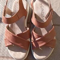 Sandali comodi in pelle Cinzia soft n. 37
