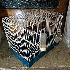 Gabbia bianca da cova per canarino