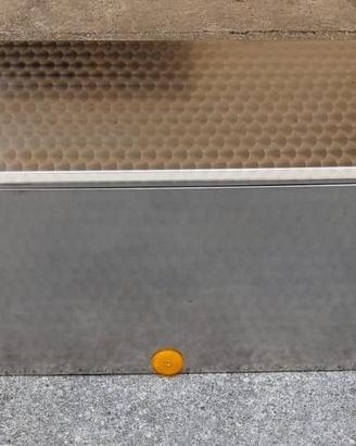 Box/cassa in acciaio Inox bocciardato