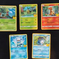 Lotto carte Pokémon 25th Set McDonald's Esclusivo