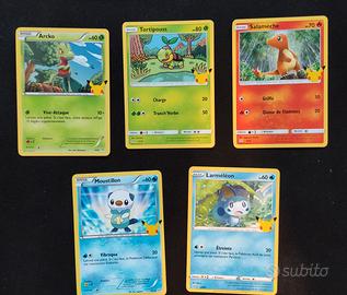 Lotto carte Pokémon 25th Set McDonald's Esclusivo