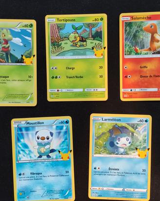 Lotto carte Pokémon 25th Set McDonald's Esclusivo