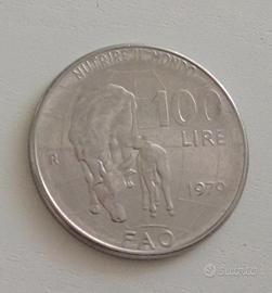 Moneta 100 Lire Fao Anno 1979