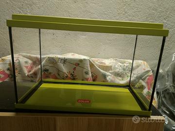 Acquario marca zolux 18 litri con accessorio bolle