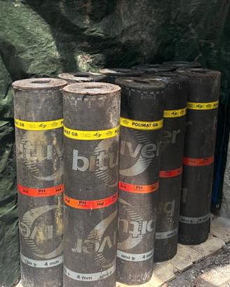 TITOLO: Stock 9 Rulli Guaina Bituminosa Bitiver Po