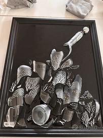 Quadro / lampade  realizzate a mano