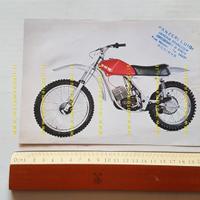 SWM 50 Cross 1976 moto depliant originale epoca