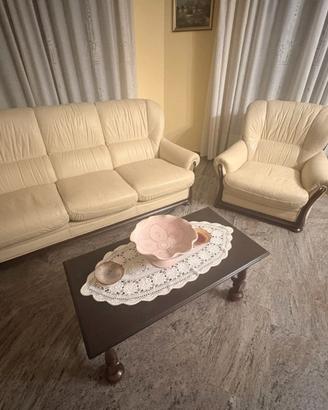 Salotto in pelle